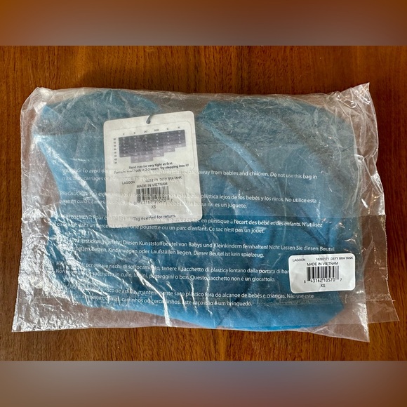 XS Evelyn & Bobbie Defy Bra Tank in Lagoon (Blue) - Picture 5 of 10